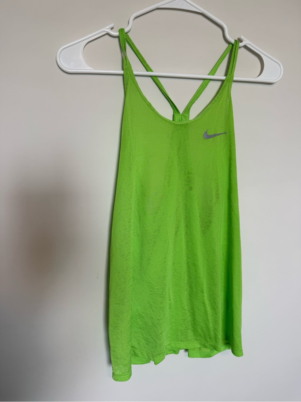 Nike Neon Green Racerback Tank Top